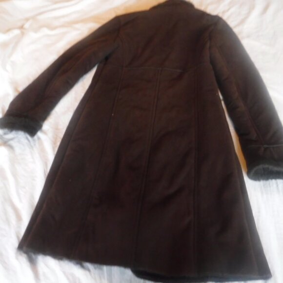 Larry Lavine Womens brown Winter coat Jacket womens Size X Small Pre Owned - Picture 13 of 14